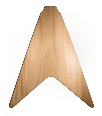 Gibson flying V electric guitar body back