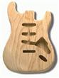 Allparts Licensed Fender® Strat® Body in Ash AP-SBAO