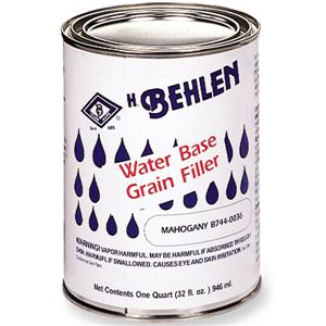 Behlen Water-Based Grain Filler, Mahogany, 1 Quart  B744-0036