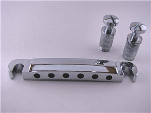 Electric Guitar Stop Tail Piece in Chrome BYO-STC