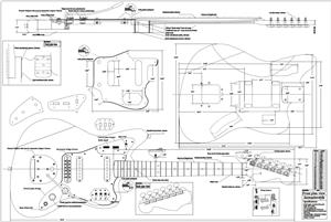Jaguar Fender Guitar Blueprints