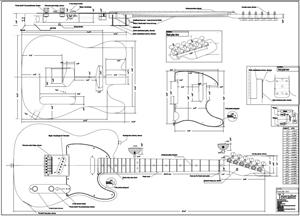 Telecaster Guitar Body Dimensions