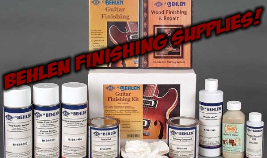 BYO Guitars, Behlen Finishing Supplies