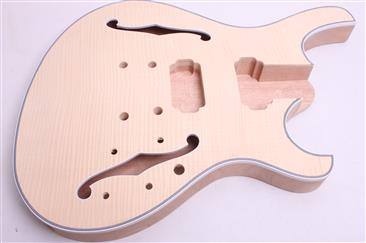 GIAOGIAO Electric Guitar Body Guitar DIY Accessory with Pickup Hole Natural Wood Color Guitar Accessories Guitar Body 