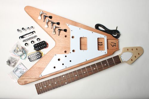 Чертеж гитара flying v