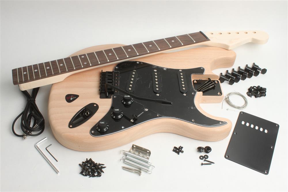 Electric Guitar Kit - Blackout ST Style BYO-ST-BLACKOUT