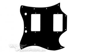 Black 3 Layer SG Pickguard SG-2103