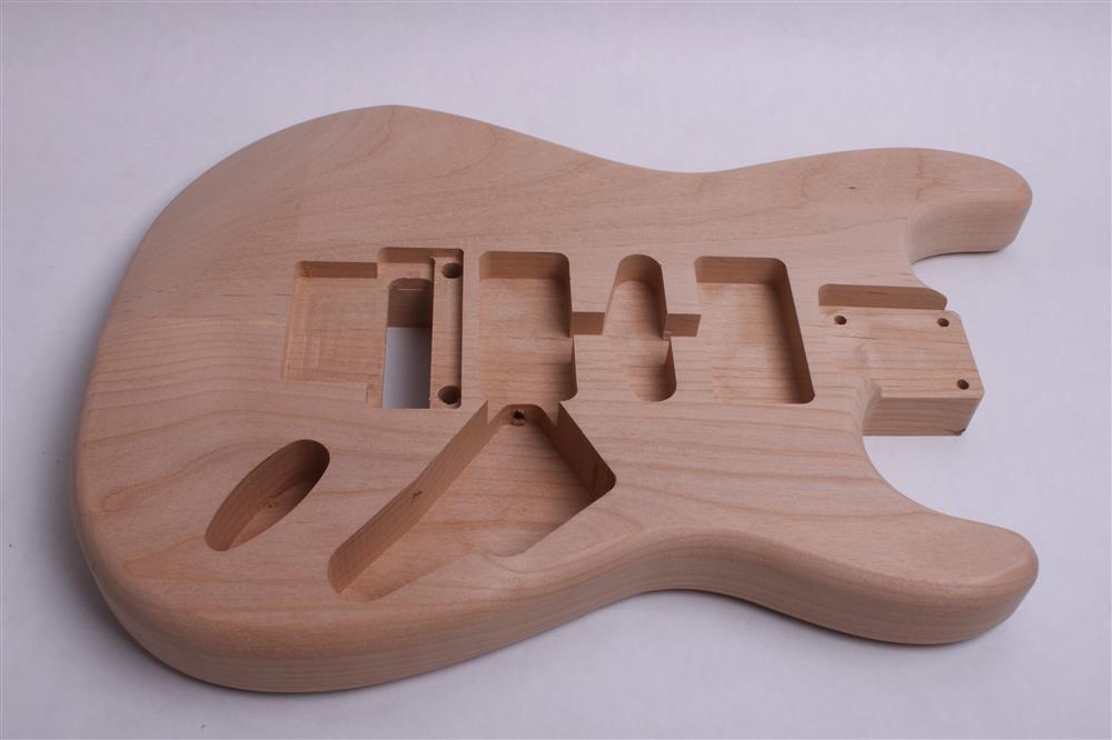 2 Piece Ultralight Alder Strat Guitar Body  Unfinished CLR-ST16