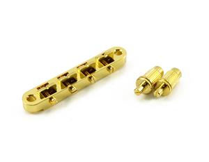 TUNE-O-MATIC BRIDGE FOR 4 STRING BASS - GOLD  GE101BTG