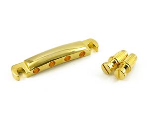 STOP TAILPIECE FOR 4 STRING BASS - GOLD  GE101BZG