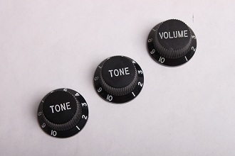 Black Strat Knobs BYO-ST-Black