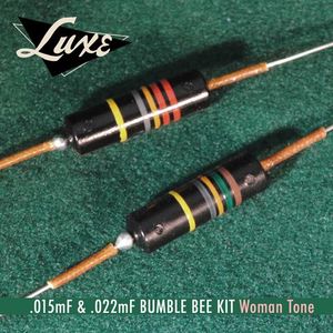 1956-1960 Matched Pair of Luxe Oil-Filled .022mF Bumble Bee Capacitors KBEP022