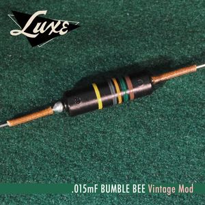 1956-1960 Matched Pair of Luxe Oil-Filled .022mF Bumble Bee Capacitors KBEP022