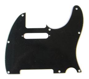 Tele Black 3 Ply Pickguard BYO-T-PG-3PlyBlack