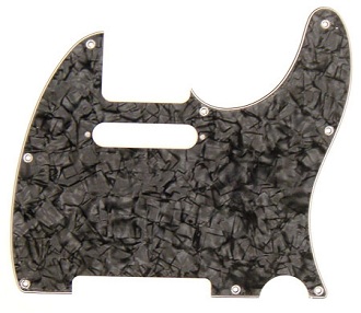 Tele Black Pearl Pickguard BYO-T-PG-BlackPearl