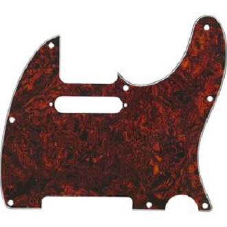 Tele Red Tortoise Pickguard BYO-T-PG-Red