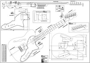 Full Scale 69 Tele Thinline BYOPLAN-69TLINE