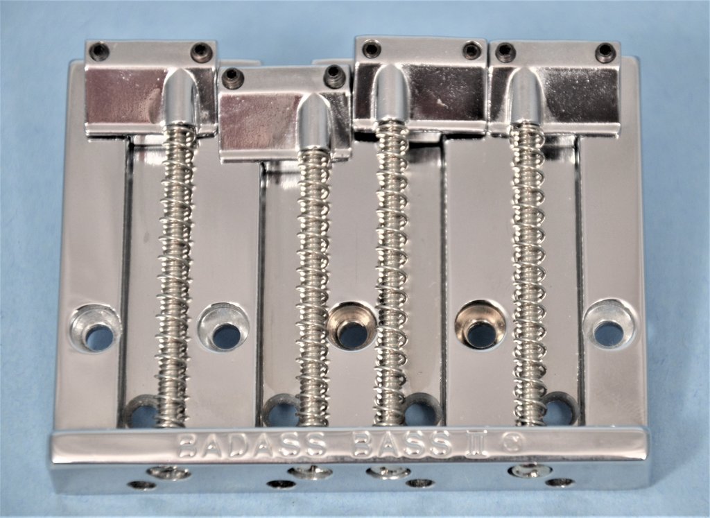 BadAss II Bass Bridge - Guitar bodies and kits from BYOGuitar
